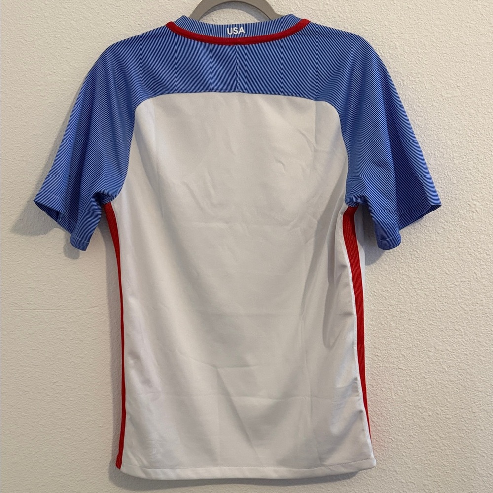 Nike White and Blue USA Soccer Jersey - Picture 4 of 5